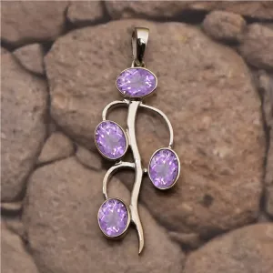 Vintage Style Multi Choice Gemstone Pendant