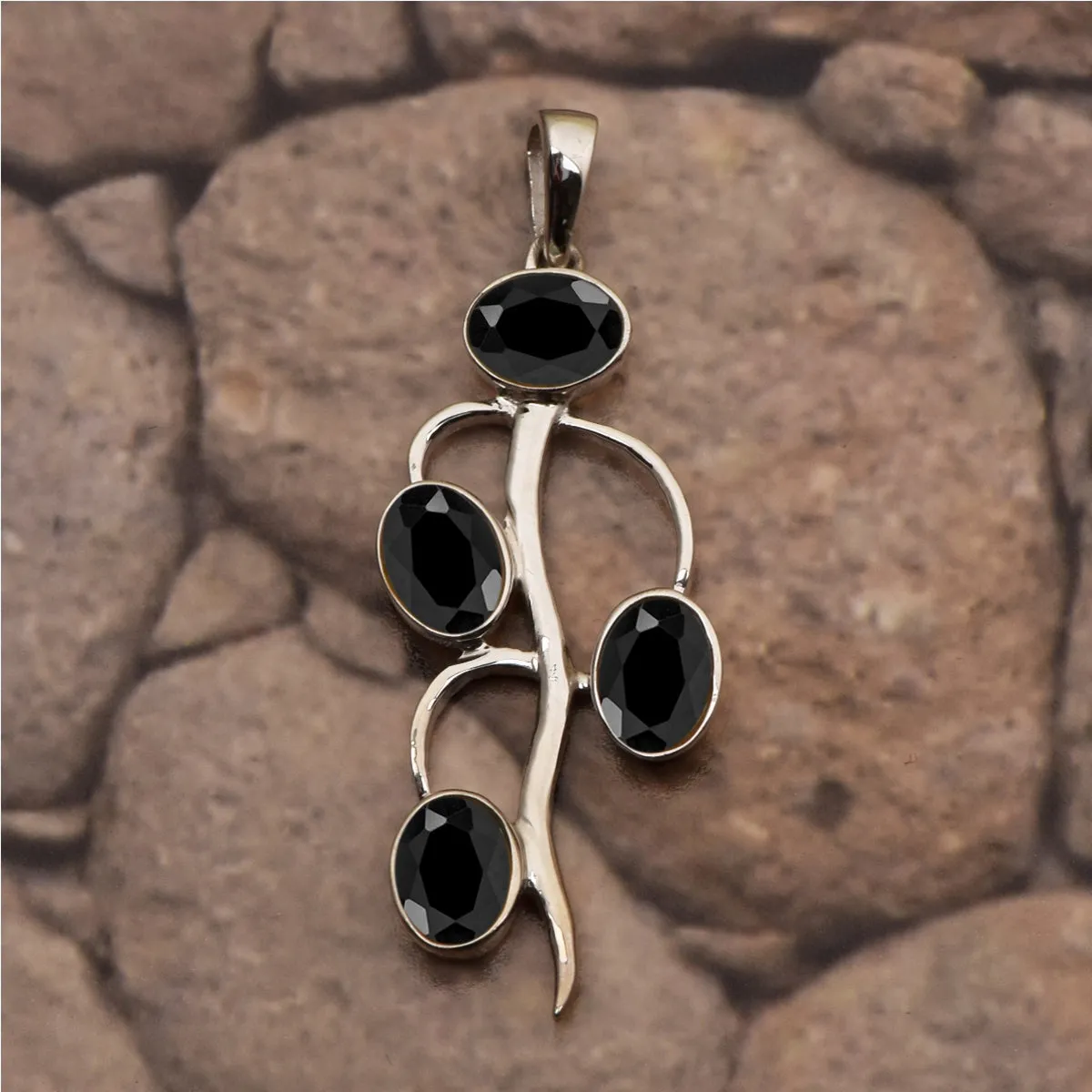 Vintage Style Multi Choice Gemstone Pendant