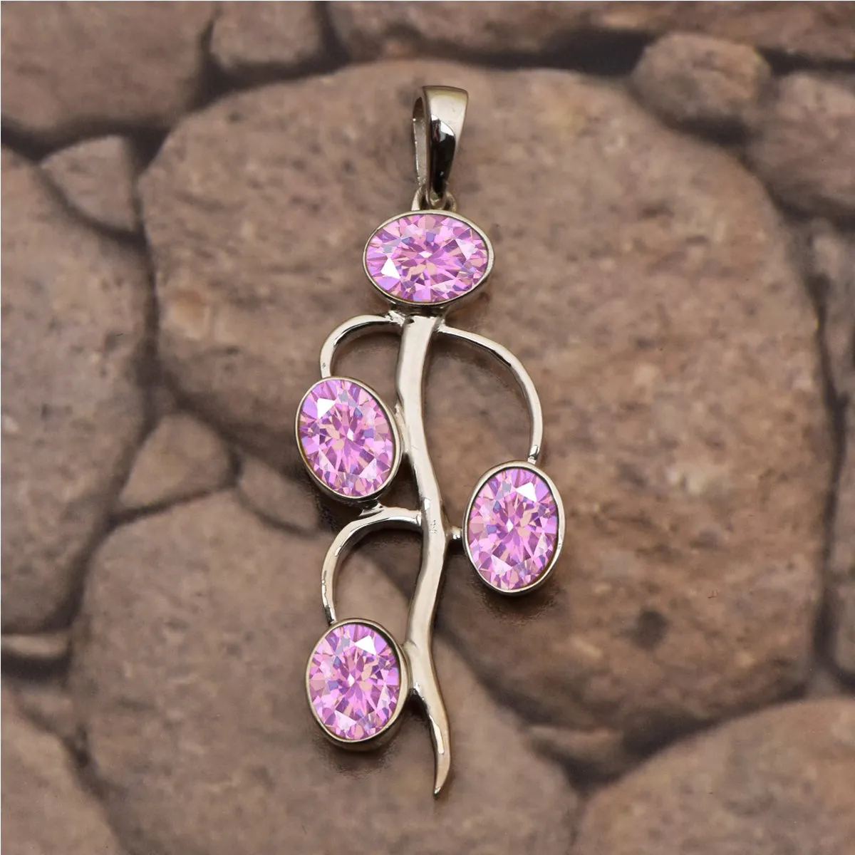 Vintage Style Multi Choice Gemstone Pendant