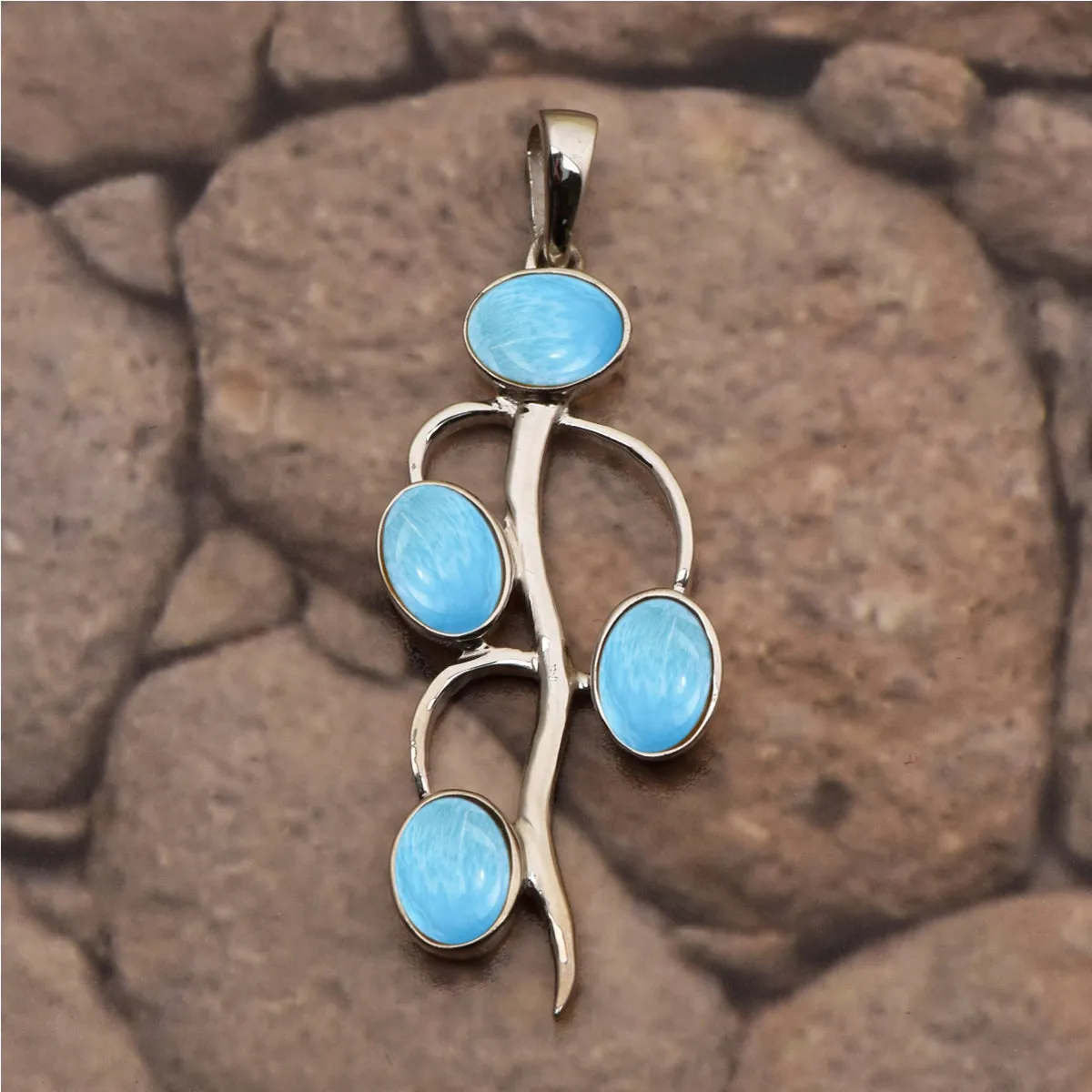 Vintage Style Multi Choice Gemstone Pendant