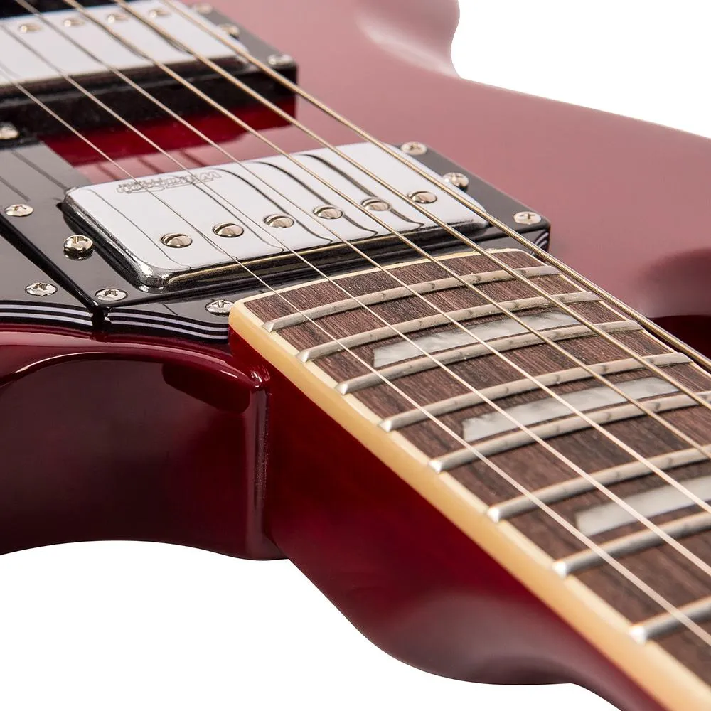 Vintage VS6V ReIssued with vintage style Vibrato ~ Cherry Red