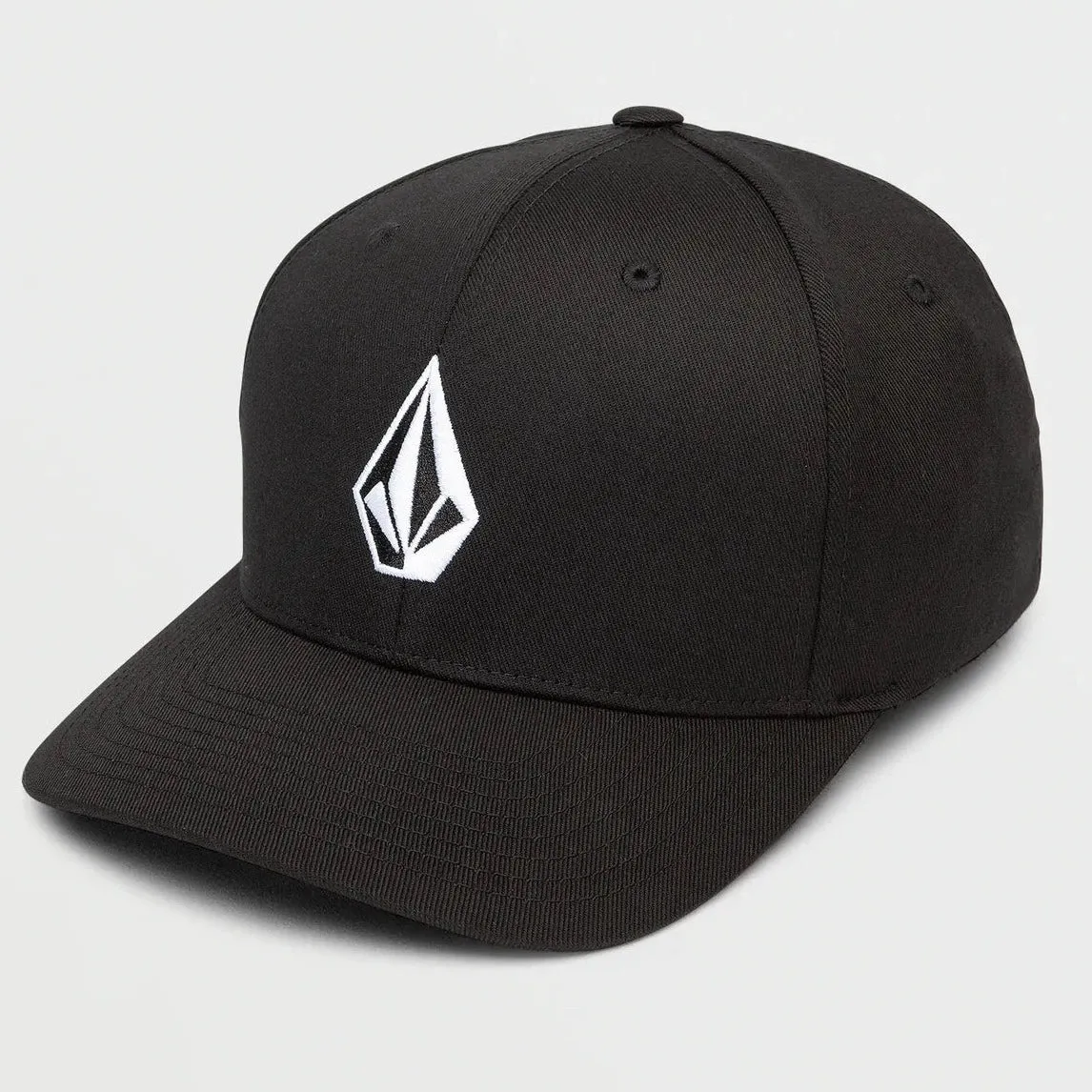 Volcom Full Stone Black Flex Fit Hat - Black