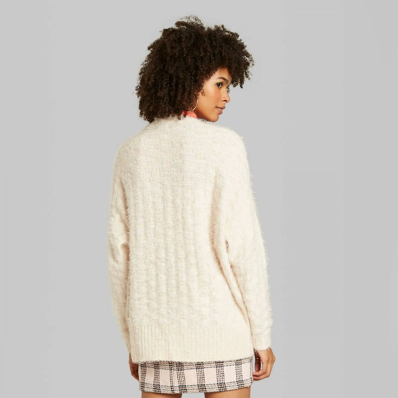 Wild Fable Women's Long Sleeve Button-Front Oversized Cardigan