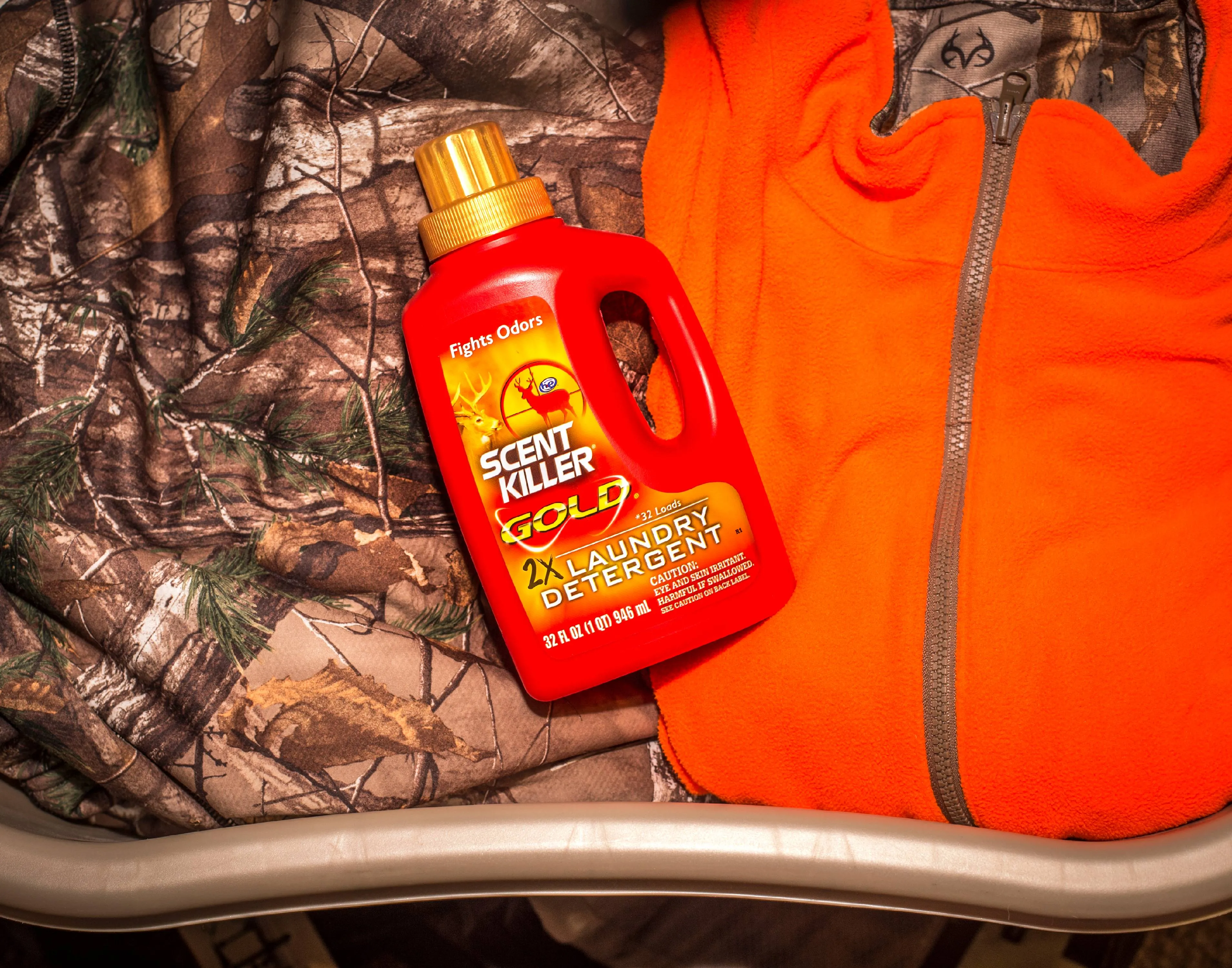 Wildlife Research 1249 Gold Clothing Wash Scent Killer 32 OZ