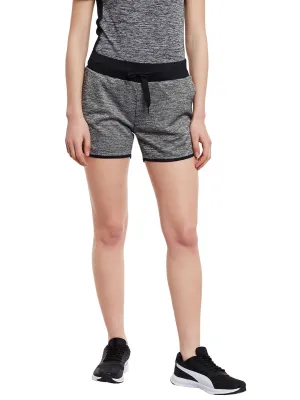 Women Black Solid Short
