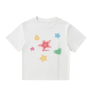 Women's Colorful Star Shorts T-Shirt