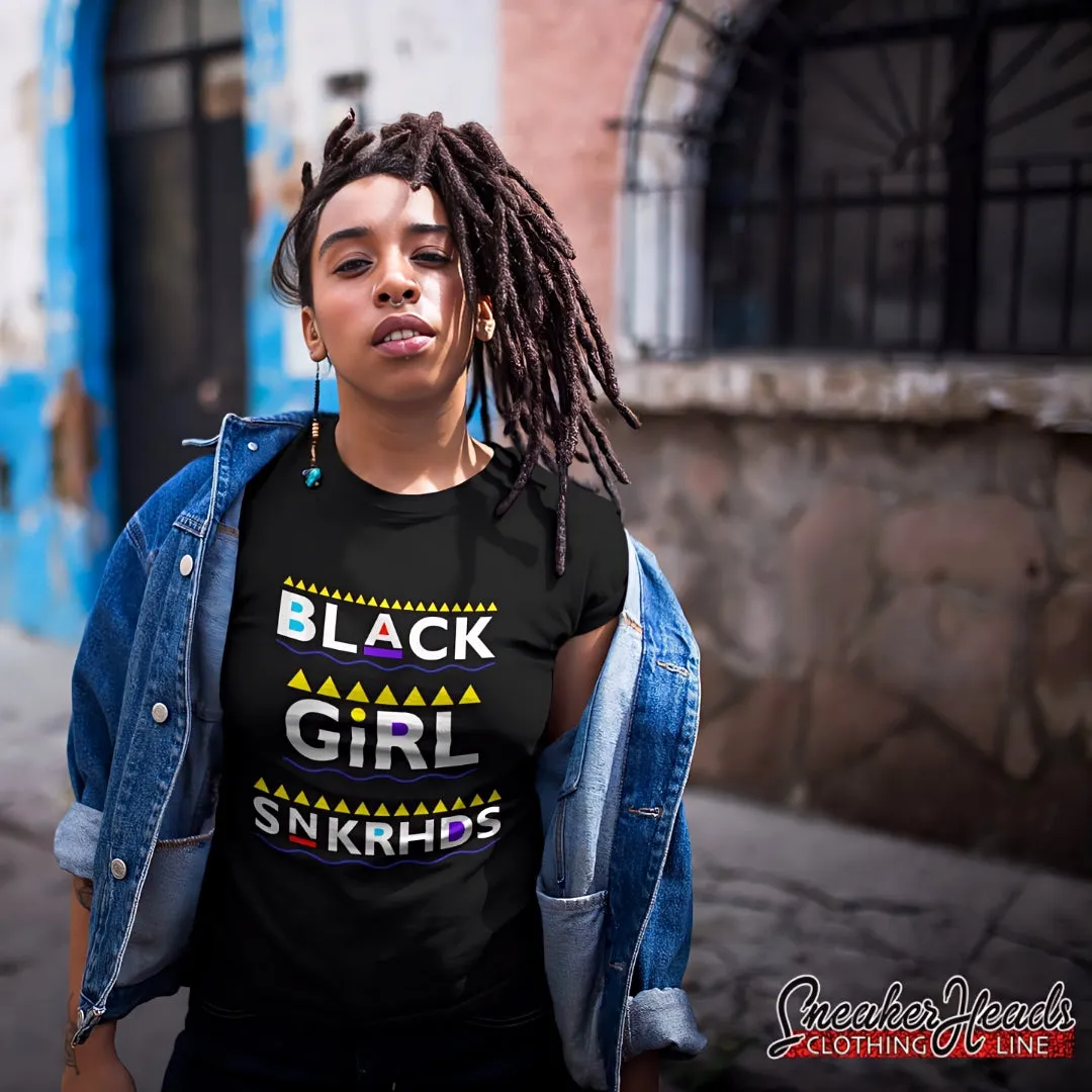 Womens Exclusive "BLACK GIRL SNKRHDS" LE Tshirt