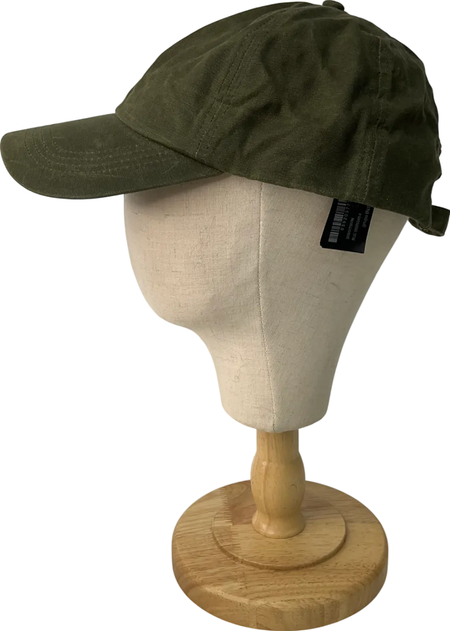 ZARA Khaki  Green Jean Cap UK M