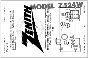 ZENITH-Z524W
